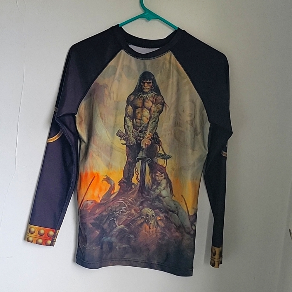 BJJ jiu-jitsu rashgaurd Conan martial arts